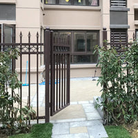 Hot-Dip Galvanized Steel Balcony Railing Outdoor Fence Aluminum Art Villa Courtyard Gate