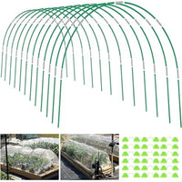 Fiberglass Greenhouse Hoops Kit for Garden Tunnels and Plant Support