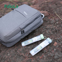 FaSoLa Portable Travel Toothbrush & Toothpaste Holder Set with Soft Bristle Brush and Wash Cup