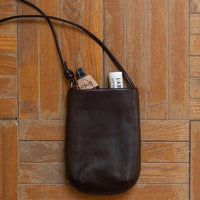 2025 Spring/Summer Retro Dopamine Soft Leather Crossbody Phone Bag for Women