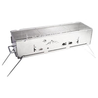 Thickened 304 Stainless Steel Portable Folding BBQ Grill for Outdoor Camping