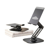 360° Rotating Foldable Metal Phone Tablet Stand for Desk Gaming