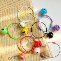 Colorful Bell Keychain with Steel Wire Ring for DIY Crafts and Bag Charms