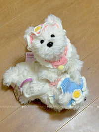 ChillyCherry Handmade Crocheted Pet Bib and Hat Set for Cats and Dogs