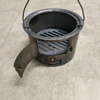 Outdoor Camping Wood Burning Stove for Cooking, Heating, and BBQ