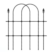 Garden Trellis for Climbing Plants, Metal Arch Support for Roses and Vines, Outdoor Decorative Grid Panel