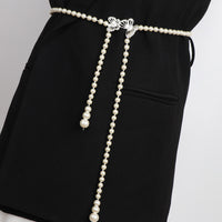 Korean Style Pearl Waist Chain Belt for Dresses and Skirts