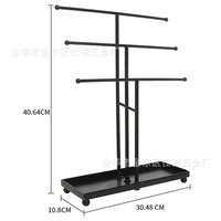 Nordic Style 3-Tier Jewelry Display Stand for Necklaces Bracelets Rings