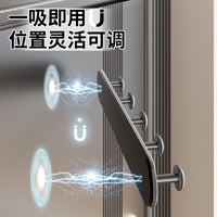 Magnetic Door Hook Rack for Entryway and Closet Organization