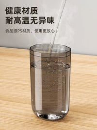 Portable Travel Mouthwash Cup Set with Toothbrush Holder and Storage Case