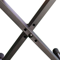 Adjustable Folding Piano Bench X-Style Keyboard Stool for Musical Instruments