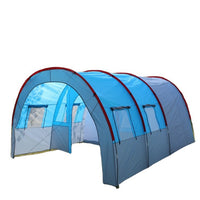 Large Outdoor Family Camping Tent for 6-10 People, 2 Rooms 1 Hall, Thickened Rainproof
