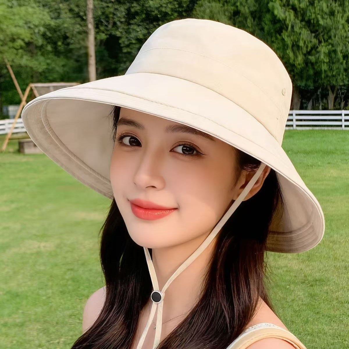 Unisex Quick-Dry Waterproof Wide Brim Sun Hat for Outdoor Hiking Fishing
