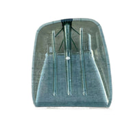 Tempered Plastic Scoop for Grains and Dry Goods - Heavy-Duty Transparent Shovel for Home Use