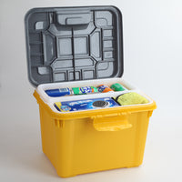 40L Car Trunk Organizer Storage Box with Water Storage and Stool Function