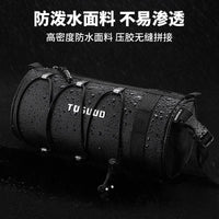 Waterproof Handlebar Bag, 2L Cycling Bag with Straps & Reflective Elements, Universal Bike Front for Daily Commute