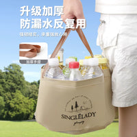 Portable Foldable Basin for Travel, Camping, Washing, and Foot Soaking
