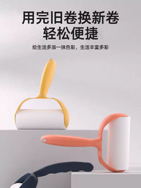 Reusable Lint Roller with Tear-Off Sheets for Pet Hair Removal and Dust Cleaning