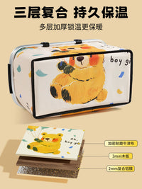 30L Foldable Insulated Cooler Bag with Lunch Box & Ice Packs for Outdoor Camping Picnics