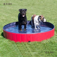 Foldable Pet Bathing Tub & Swimming Pool for Dogs and Cats, Portable Anti-Scratch Design