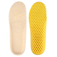 Lambswool-Lined Thermal Insoles for Winter Boots and Sports Shoes