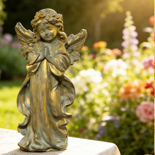 Guardian Angel Cupid Plaster Sculpture for DIY Painting & Aromatherapy