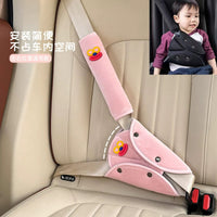 Car Seat Belt Adjuster and Shoulder Pad Set for Kids
