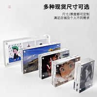 Acrylic Magnetic Photo Frame Display Stand for Tickets and Photos