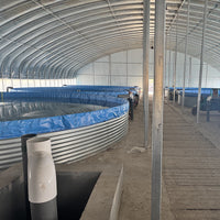 Outdoor Galvanized Steel Frame Canvas Pond for Fish Farming and Irrigation