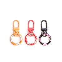 Cute Cartoon Doll Keychain with Spring Clasp for Bags and Couples