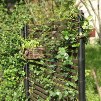 Garden Trellis Fence for Climbing Plants, Outdoor Privacy Screen and Plant Support
