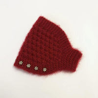 Women's Winter Knitted Headband Ear Warmer Neck Scarf with Rhinestones