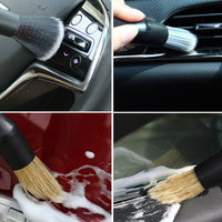 Car Air Vent Cleaning Brush Set - Soft Bristle Detail Brushes for Auto Interior