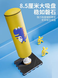 Kids' Freestanding Punching Bag Set with Boxing Gloves for Taekwondo & Martial Arts Training