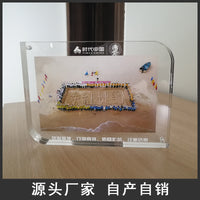 Magnetic Acrylic Photo Frame with Rounded Corners for Kids' Photos and Certificates