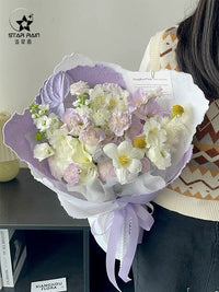 Meteor Shower Handmade Petal Lokta Paper for Floral Arrangements & DIY Craft