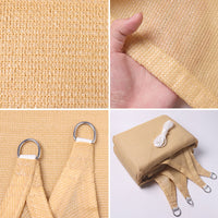 HDPE Breathable Sun Shade Sail for Patio and Outdoor Use - UV Protection Canopy