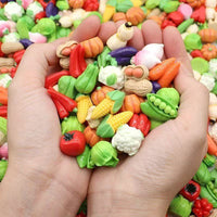 Miniature Vegetable Resin Charms for DIY Crafts