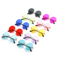 Halloween Novelty Rimless Sunglasses for Parties and Street Style