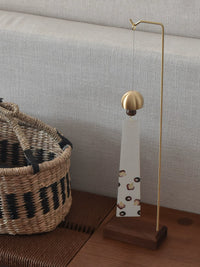 Dopamine Mushroom Japanese Copper Wind Chime for Home & Garden Decor
