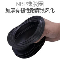 Toilet Squat Pan Flange Seal Ring for Odor Prevention and Leakage Protection