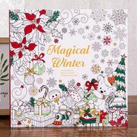 Magical Winter Christmas Coloring Book for Kids