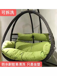 Waterproof Removable Double Swing Chair Cushion for Outdoor Hammock