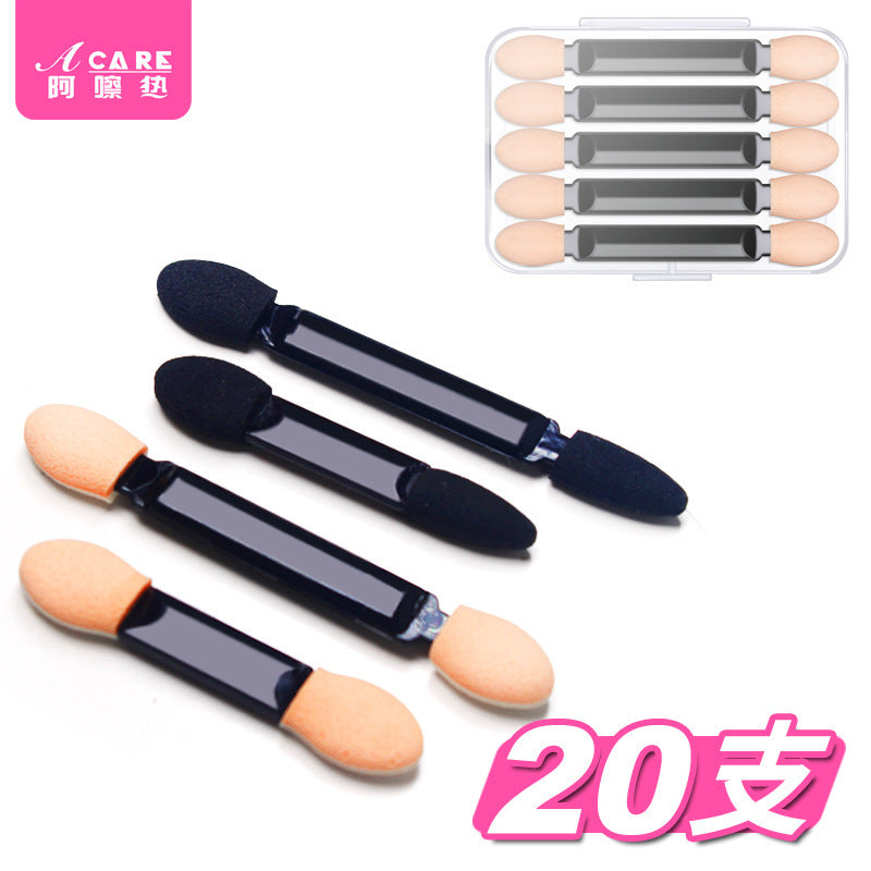 Disposable Dual-Ended Sponge Eyeshadow Applicators