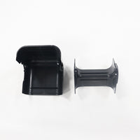 PVC Air Conditioner Line Set Cover Kit for Split AC Units, Vertical Bend Protection