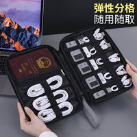 Portable Electronic Accessories Organizer Bag for Cables, Power Bank, USB Drives, and Mouse