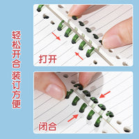 5-Hole Loose Leaf Binder Rings for DIY Notebooks and Planners