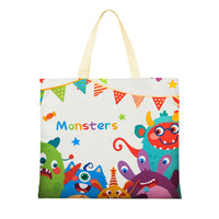 Cartoon Waterproof Quilt Storage Bag with Handles for Kids' Kindergarten Bedding and Moving