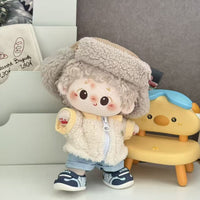 20cm Cotton Doll Clothes Set: Overalls, Skirts, and Outfits for Plush Dolls