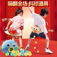 Animal-Themed Ball Drop Game Set for Kids - Interactive Outdoor Activity with 20 Balls